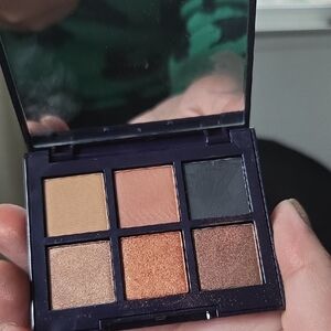 Kevyn Aucoin Eyeshadow Palette with Gold, Orange, and Black Shades